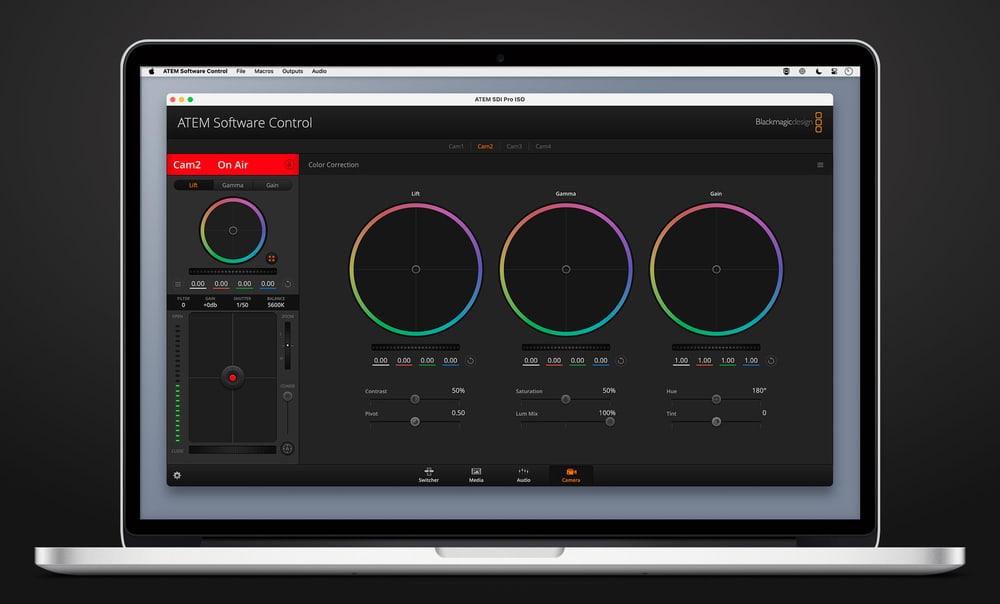 ATEM SDI Pro ISO – Control de cámaras por SDI