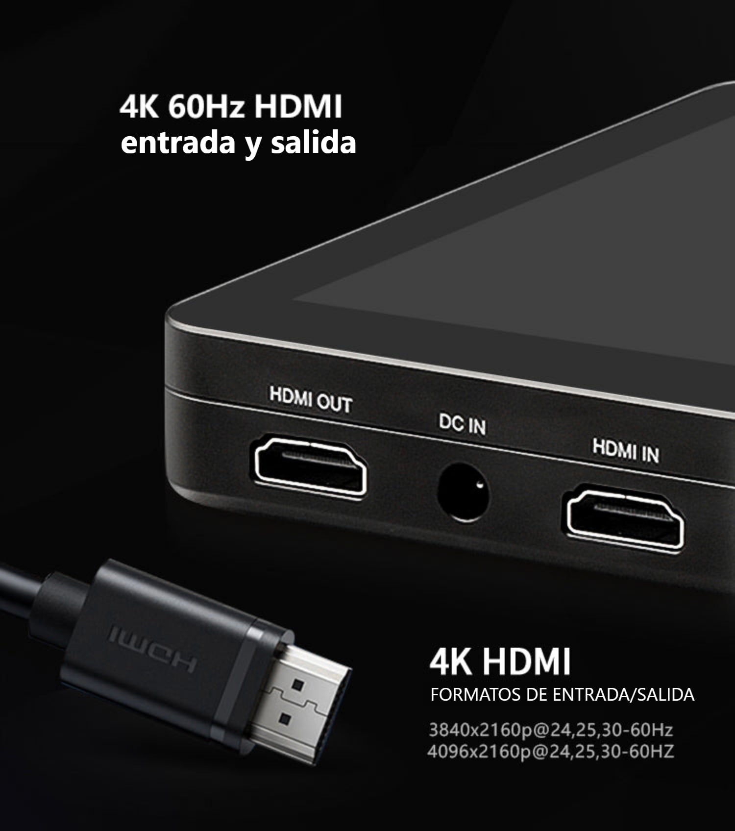 Desview U6 – Entrada y salida HDMI 2.0