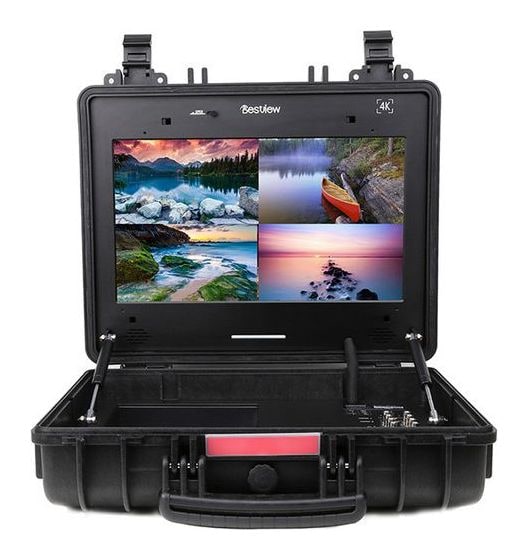 Monitor en maletín portátil