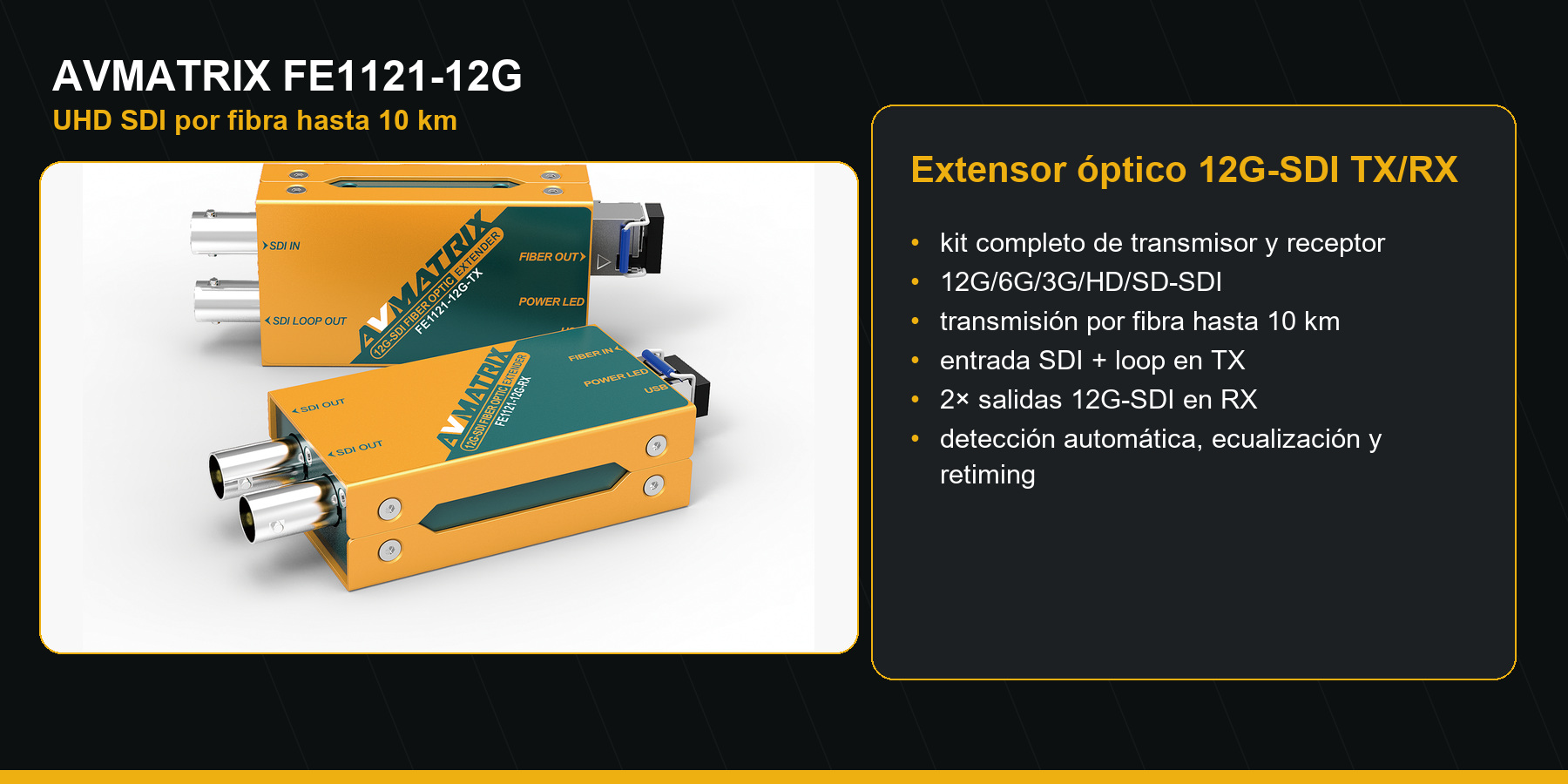 AVMATRIX FE1121-12G