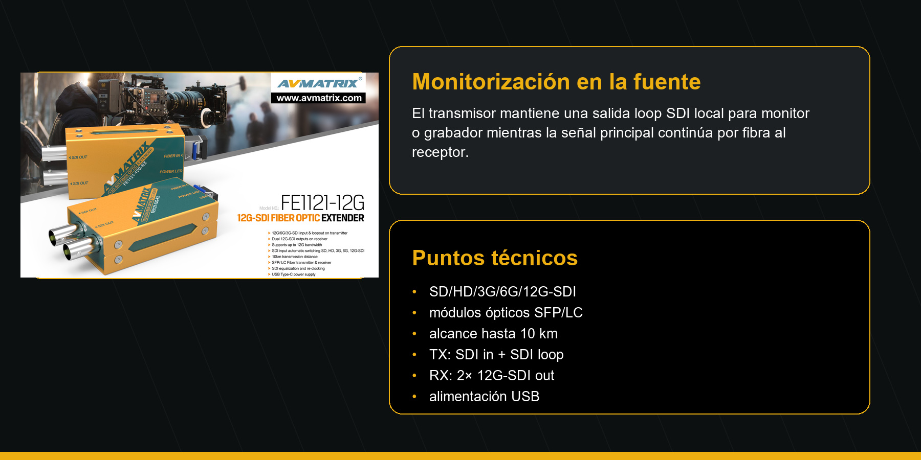 AVMATRIX FE1121-12G