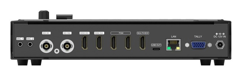 AVMATRIX HVS0403U – Conectores del panel trasero