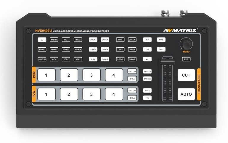 AVMATRIX HVS0403U – Panel de control