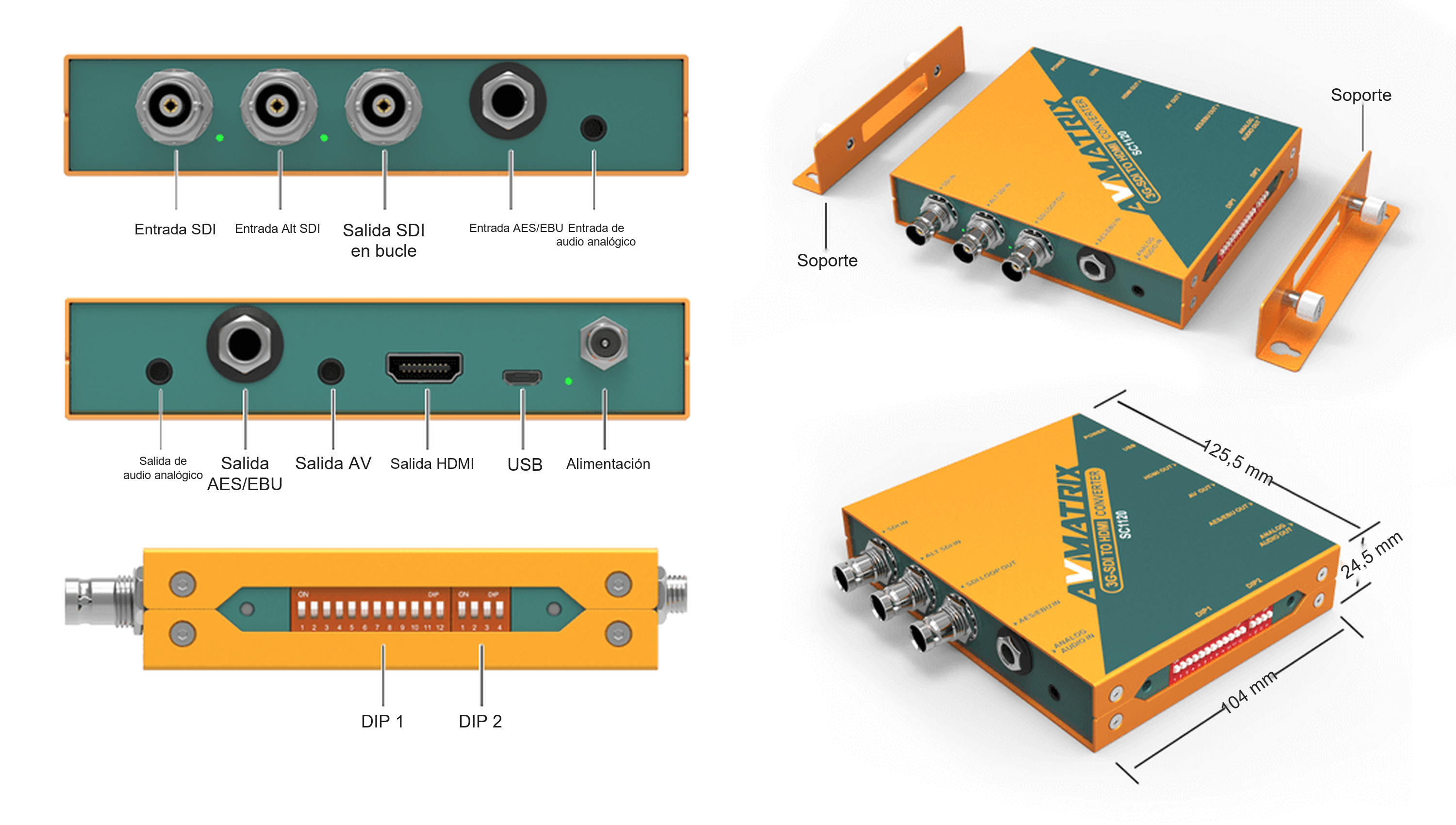 AVMATRIX SC1120 – infografía