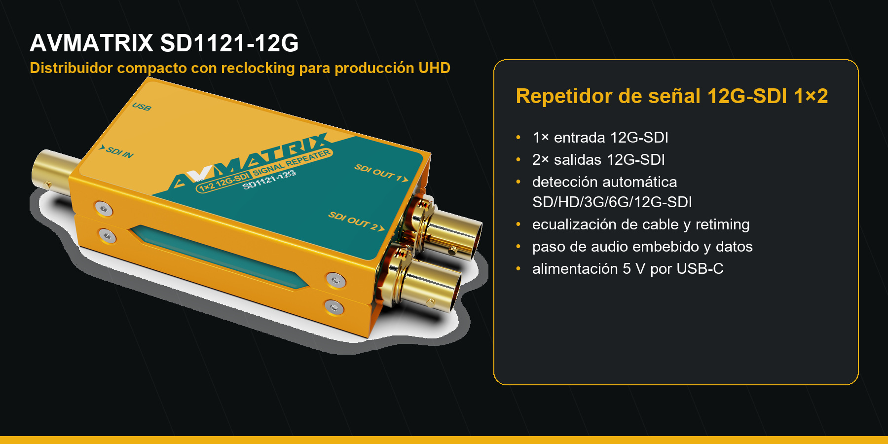 AVMATRIX SD1121-12G