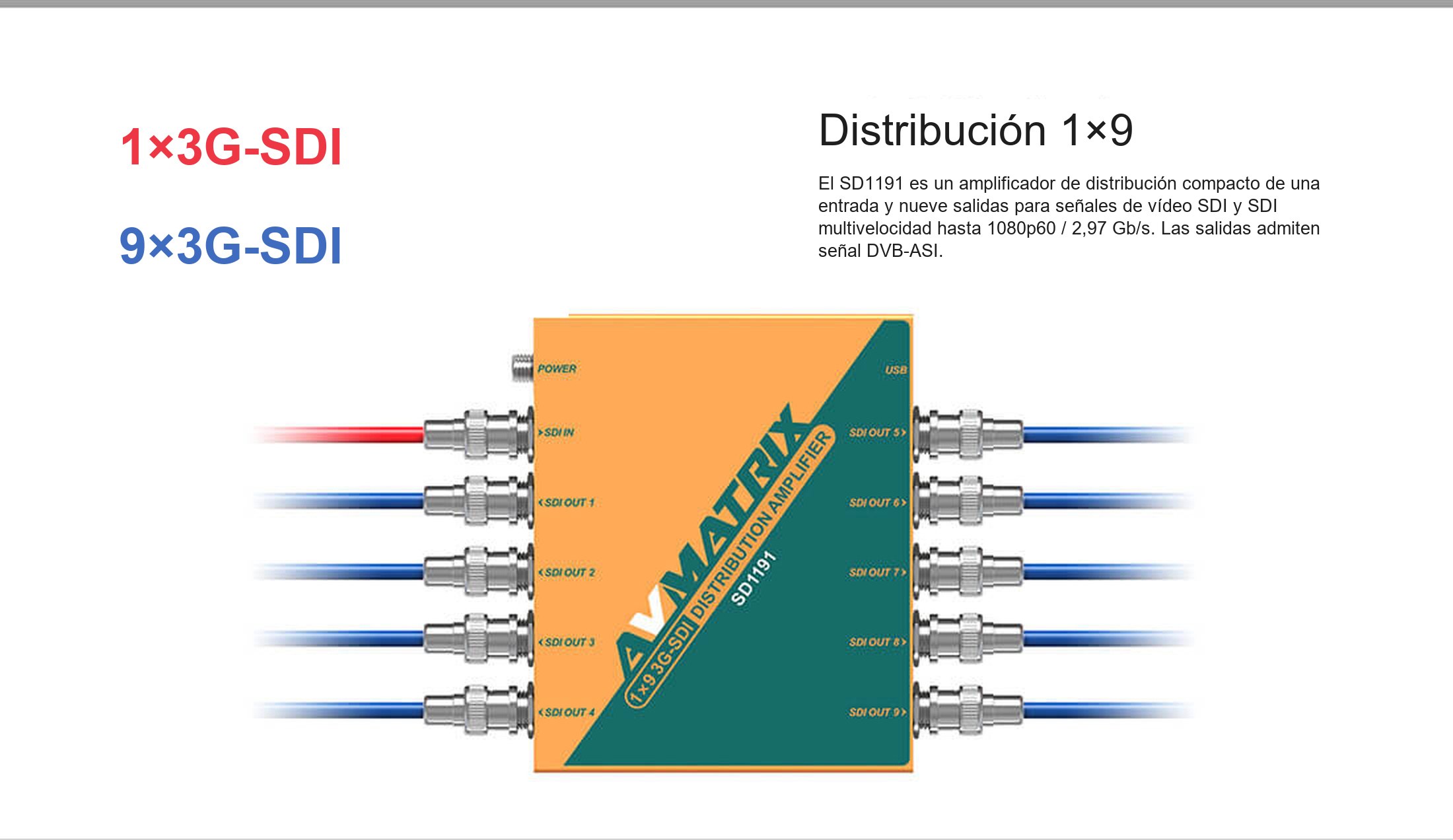 AVMATRIX SD1191 – infografía