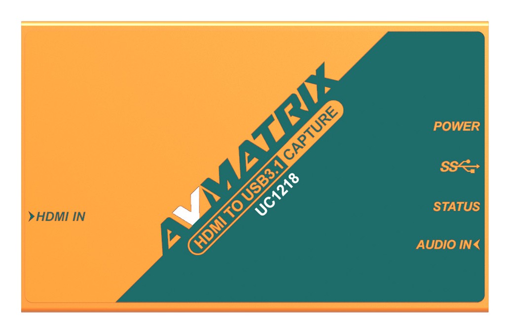 AVMATRIX UC1218 – Vista del dispositivo