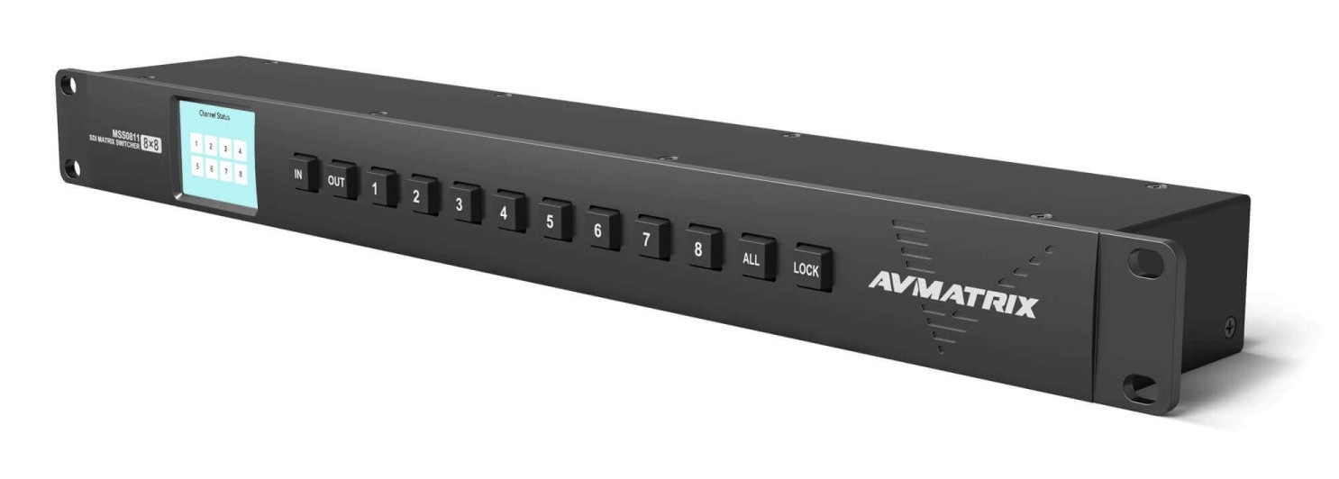 AVMATRIX MSS0811 – Panel frontal