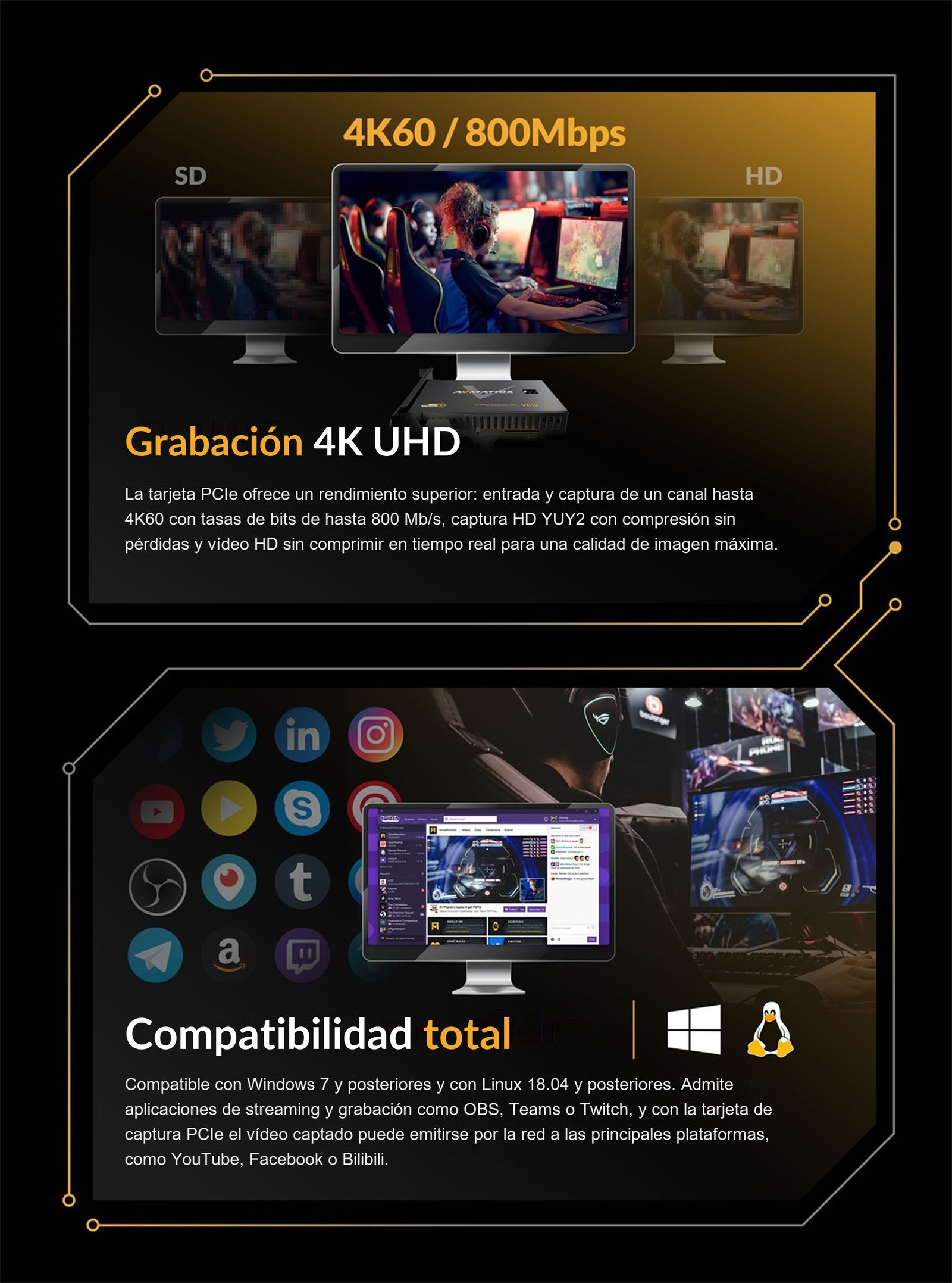 AVMATRIX VC12-4K – infografía