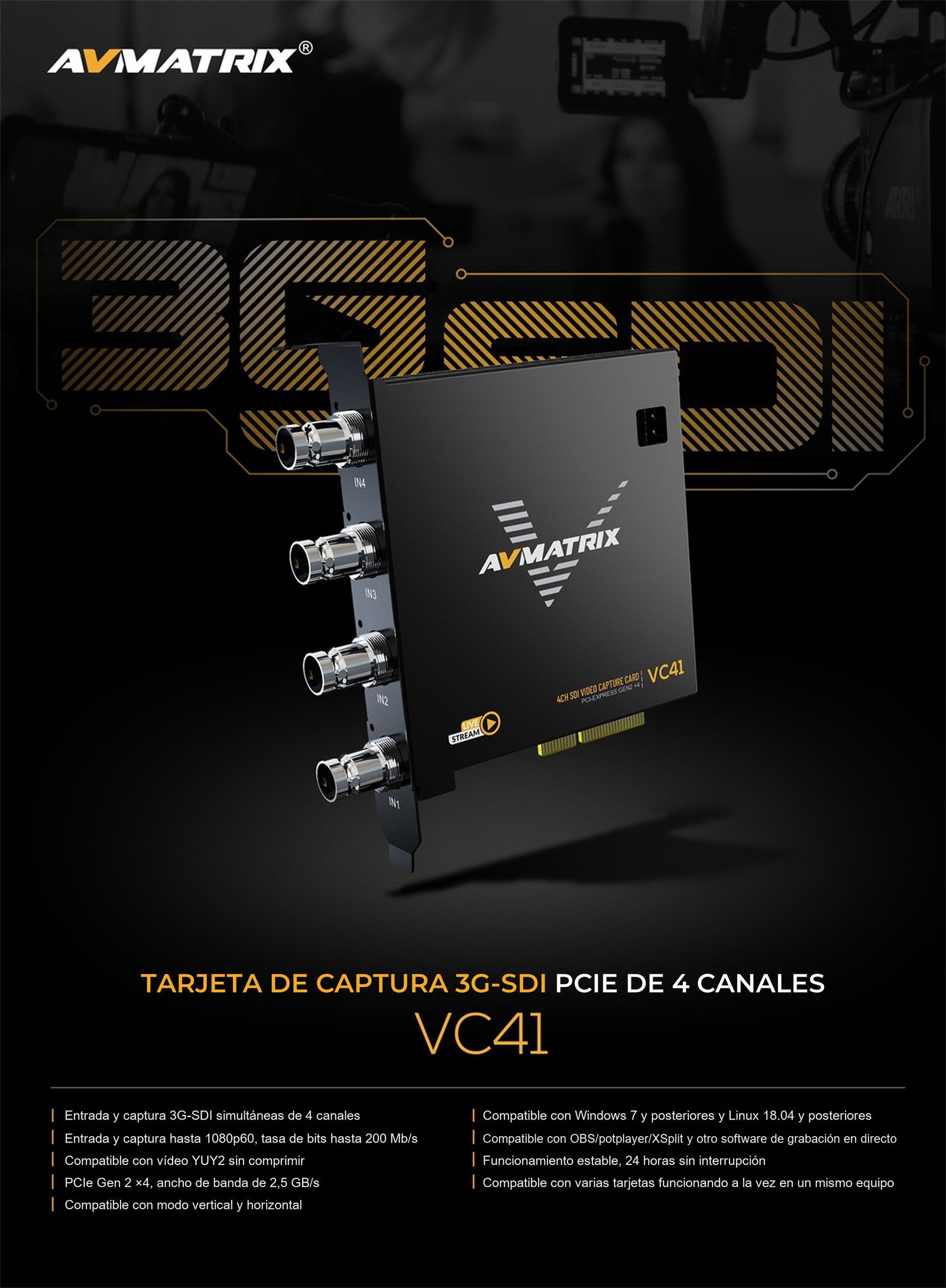 AVMATRIX VC41 – infografía