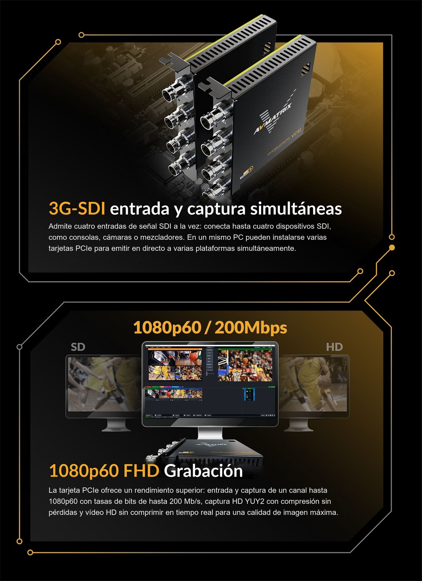 AVMATRIX VC41 – infografía