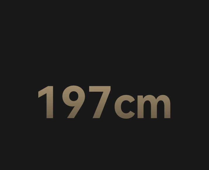 Hasta 197 cm