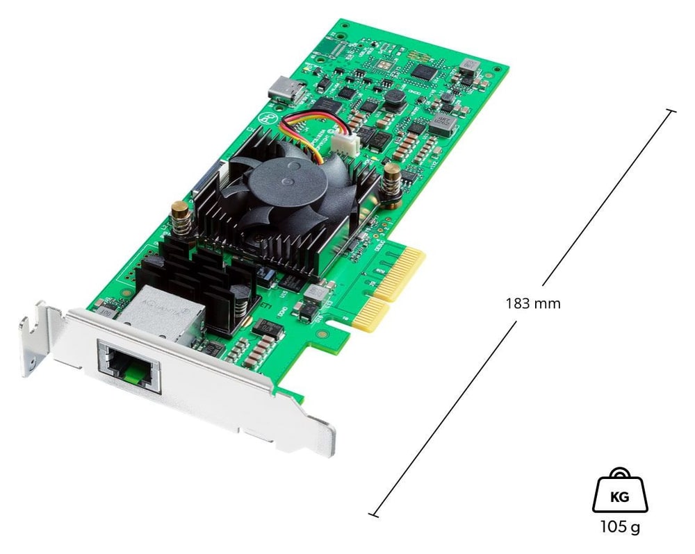 DeckLink IP HD – Perfil bajo y dimensiones