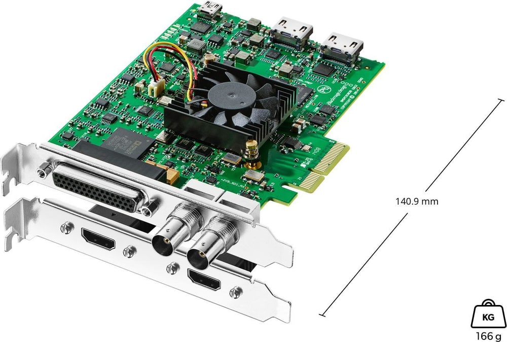 DeckLink Studio 4K – Dimensiones e instalación
