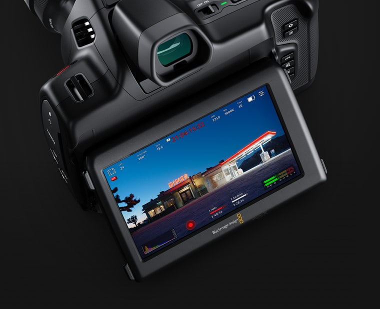 Blackmagic Cinema Camera 6K – Control del encuadre en la propia cámara