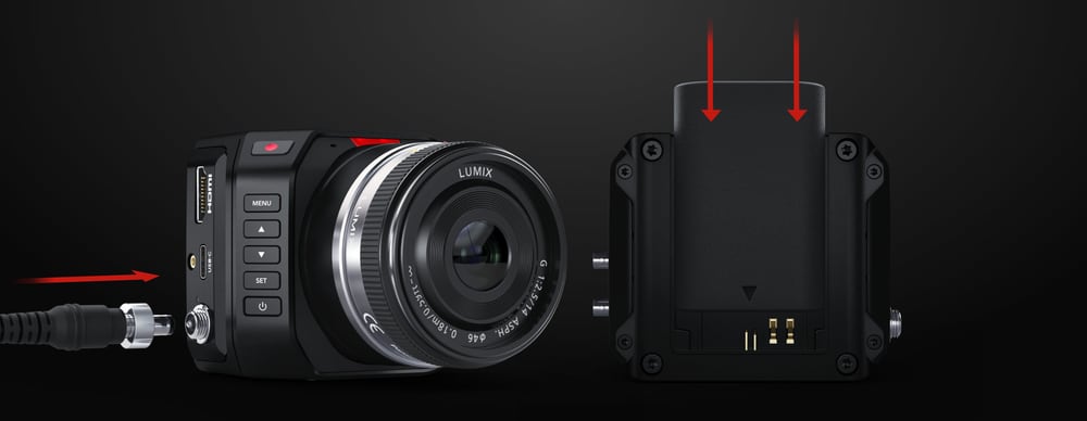 Blackmagic Design Micro Studio Camera 4K G2 – Alimentación con reserva