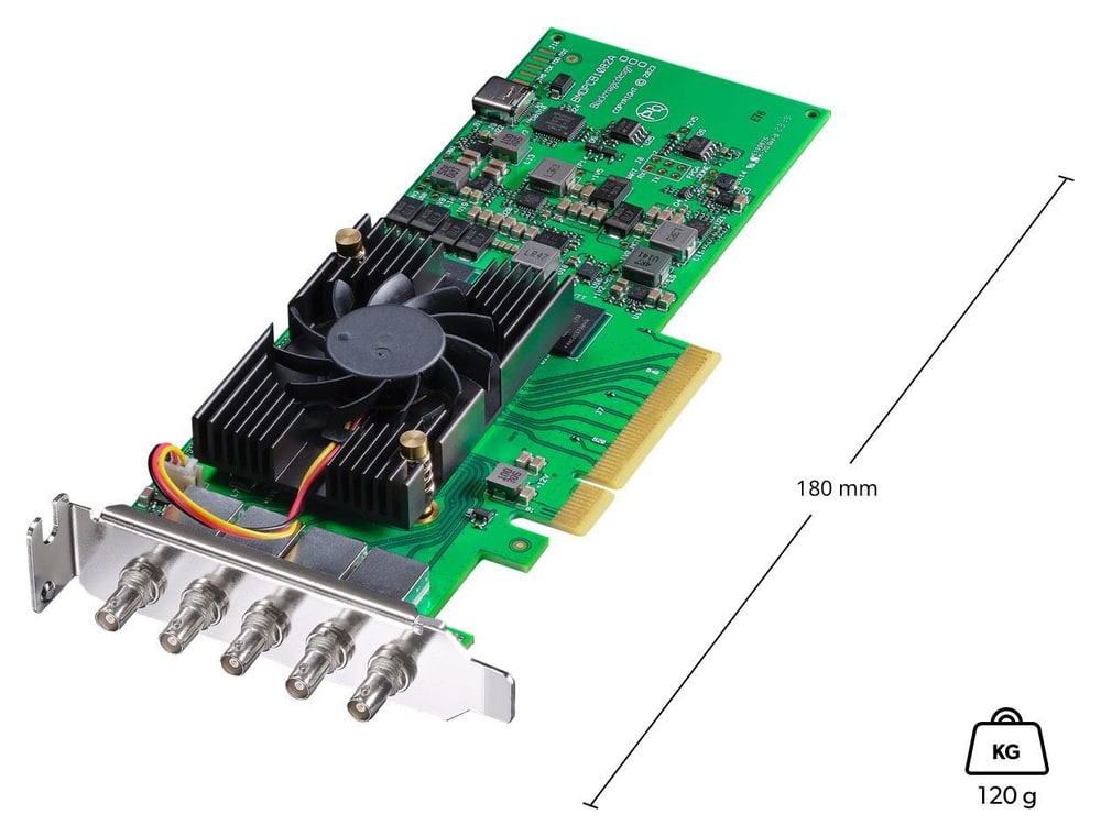 DeckLink 8K Pro Mini – Tarjeta PCIe x8 de perfil bajo