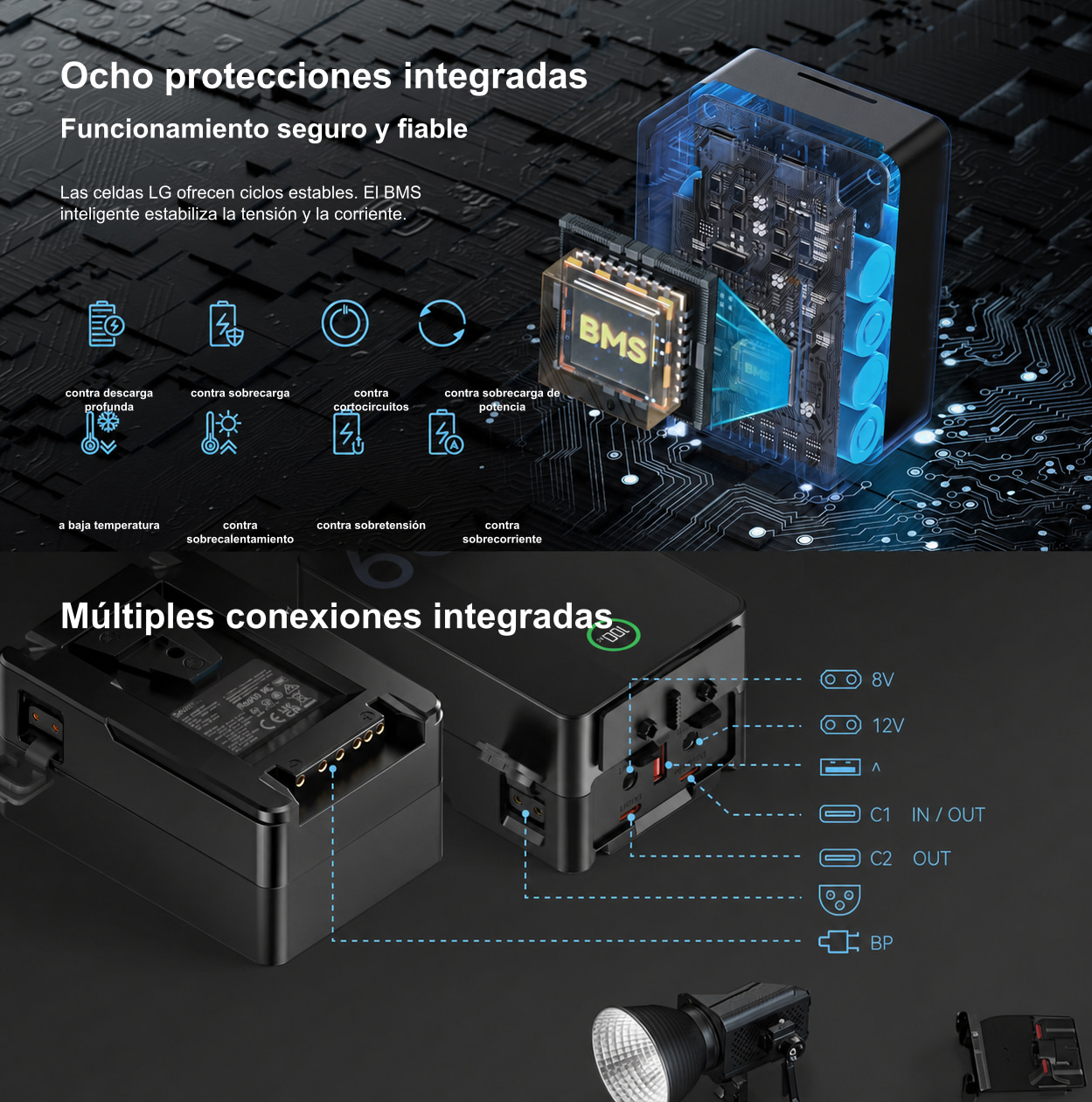 Infografía de producto traducida SmallRig VB99 Pro 4/10