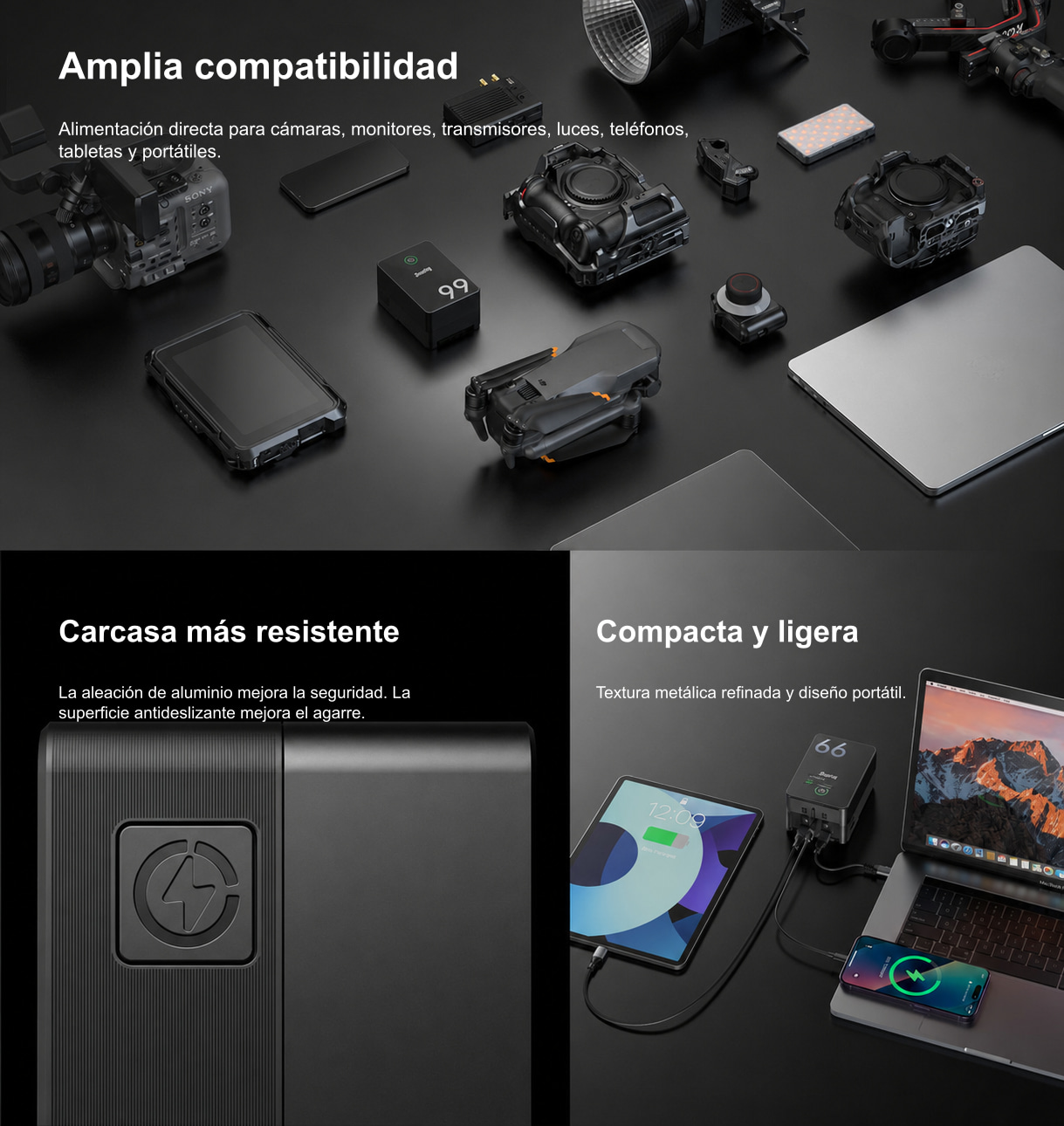 Infografía de producto traducida SmallRig VB99 Pro 5/10