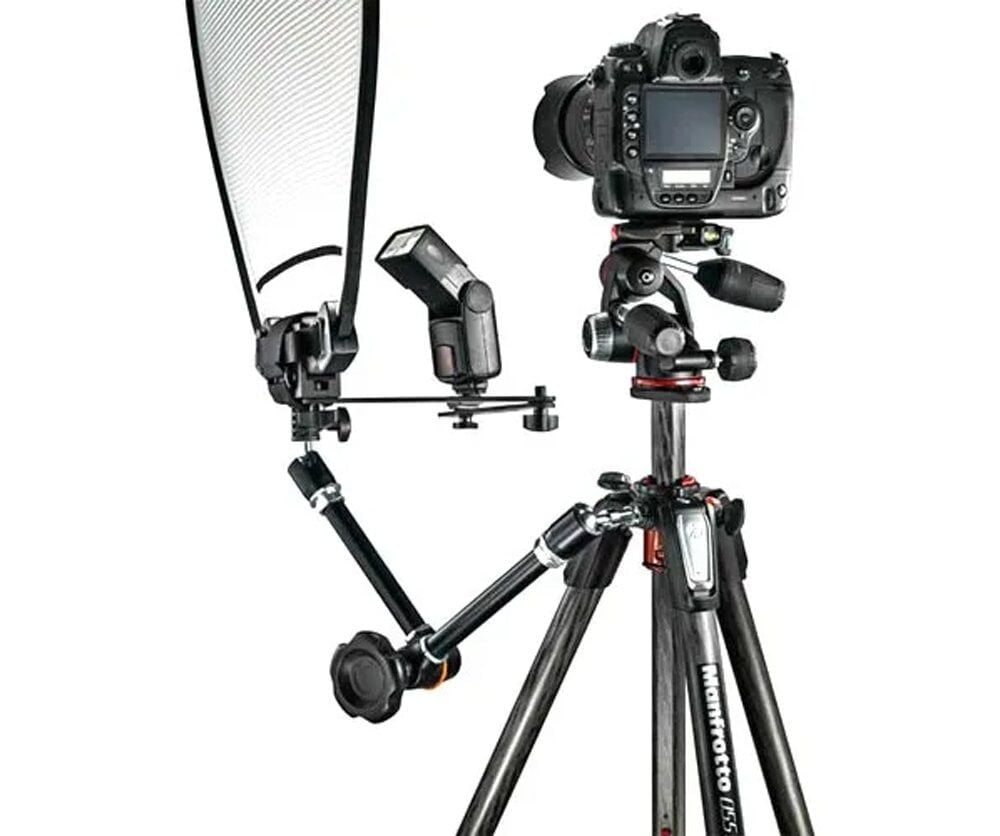 Manfrotto MK055XPRO3-3W s vysunutým stativem