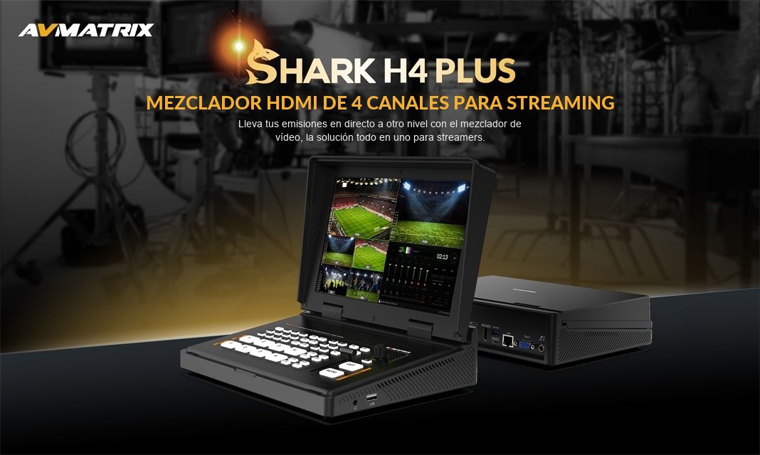 AVMATRIX Shark H4 Plus – infografía