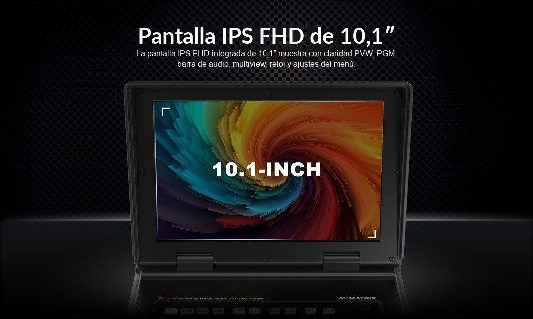 AVMATRIX Shark H4 Plus – infografía