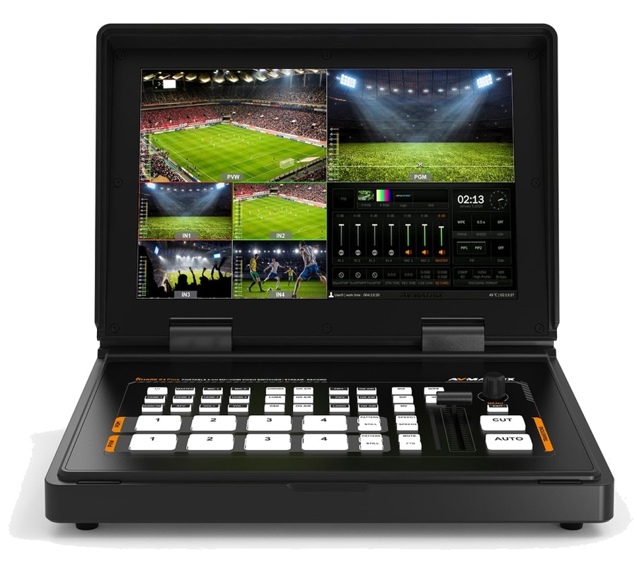 AVMATRIX Shark S4 Plus – Multivista en la pantalla integrada