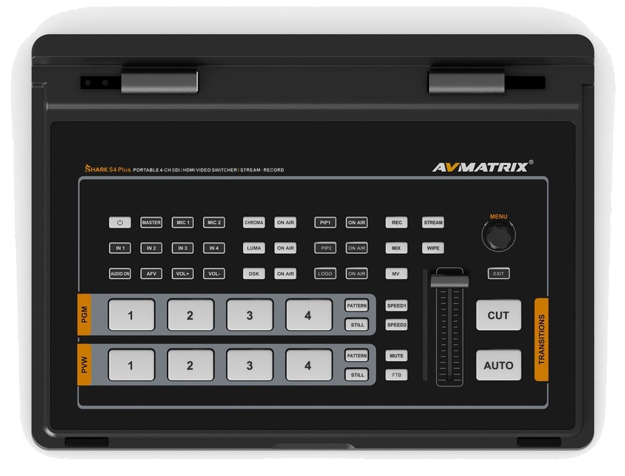 AVMATRIX Shark S4 Plus – Panel de control con T-bar