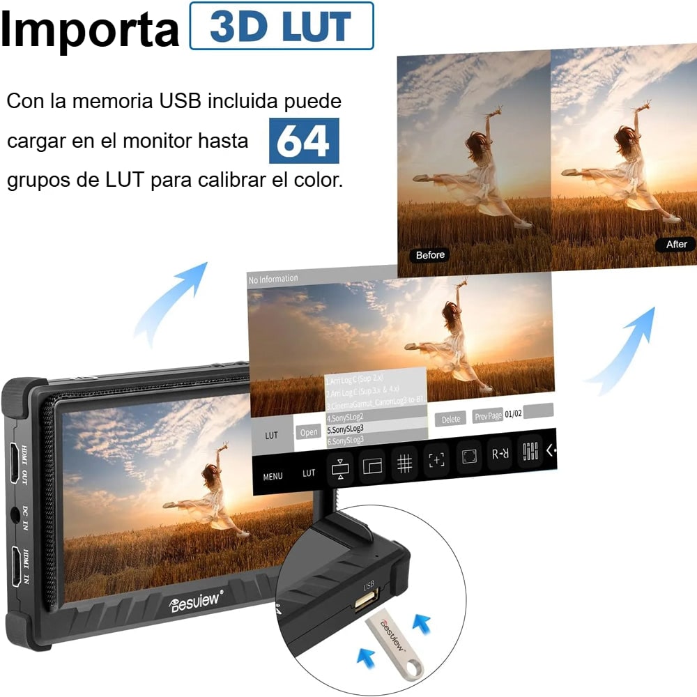 LUT 3D personalizados