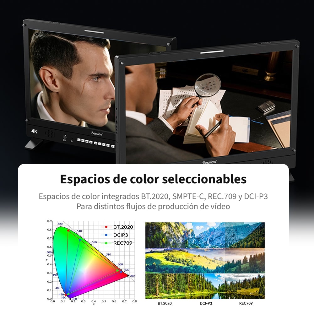 99,5 % DCI-P3 – imagen viva y colorida