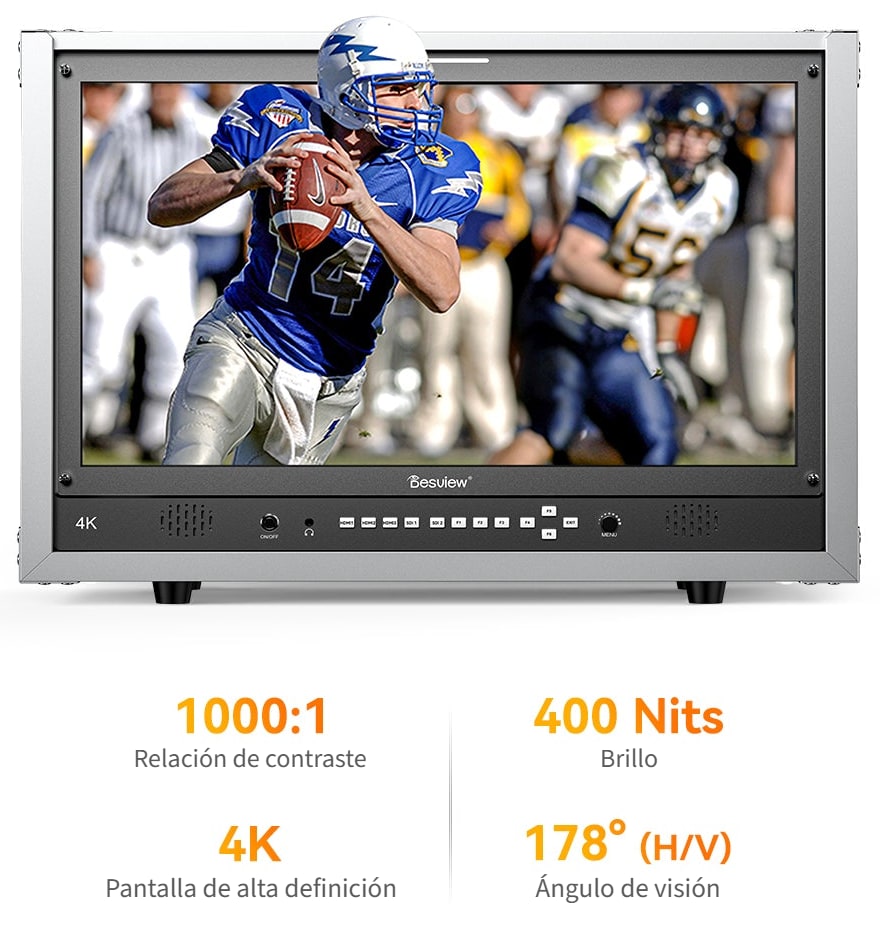 Resolución 4K – imagen detallada ante sus ojos
