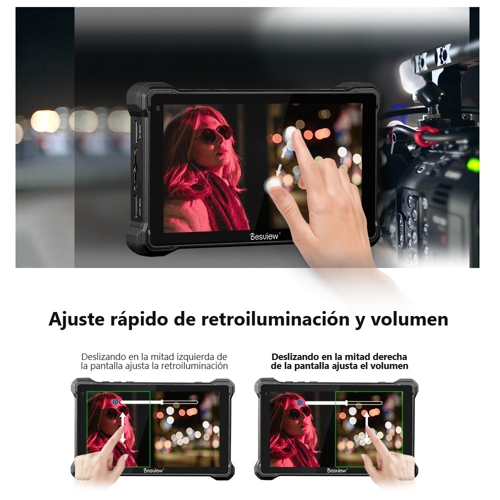 Desview R7SIII – Control táctil inteligente