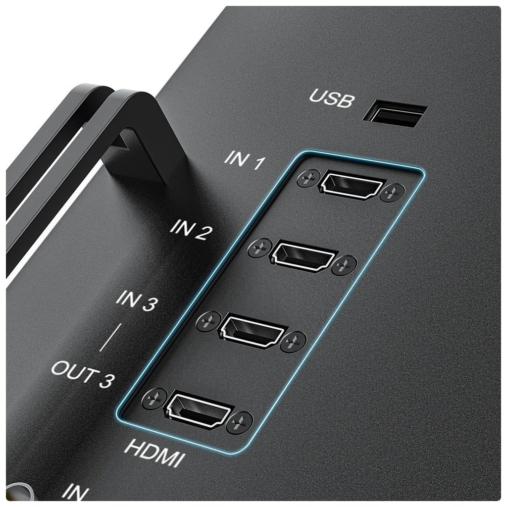 HDMI 4K a 60 Hz – tres entradas y una salida