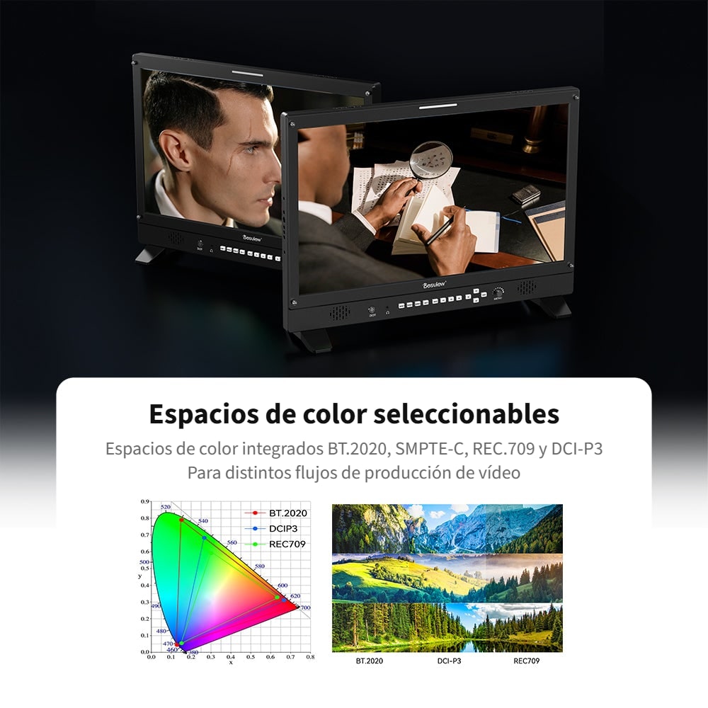 99,5 % DCI-P3 – imagen viva y colorida