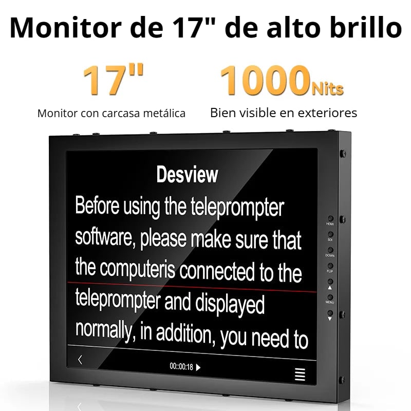 Monitor de 17" con 1000 cd/m²
