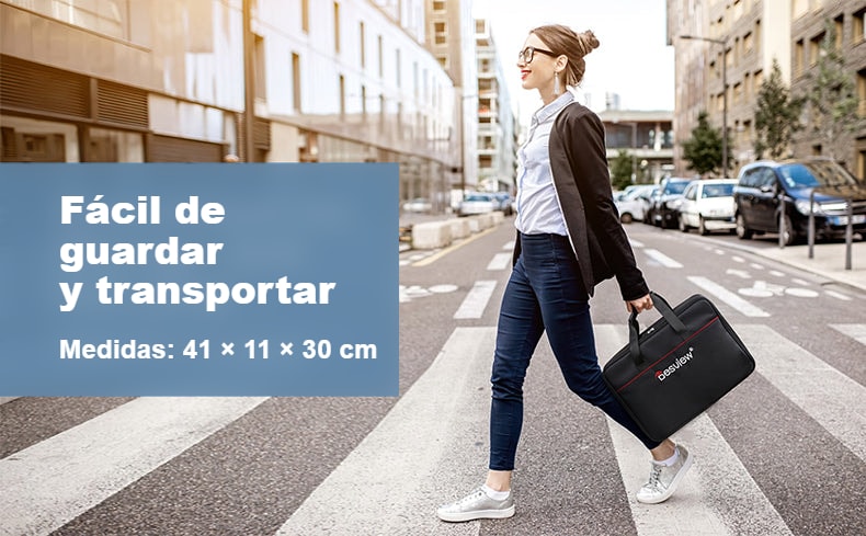 Fácil de guardar y transportar