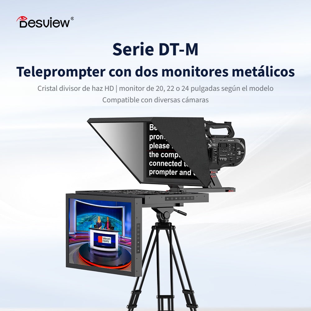 Serie DT-M con dos monitores metálicos