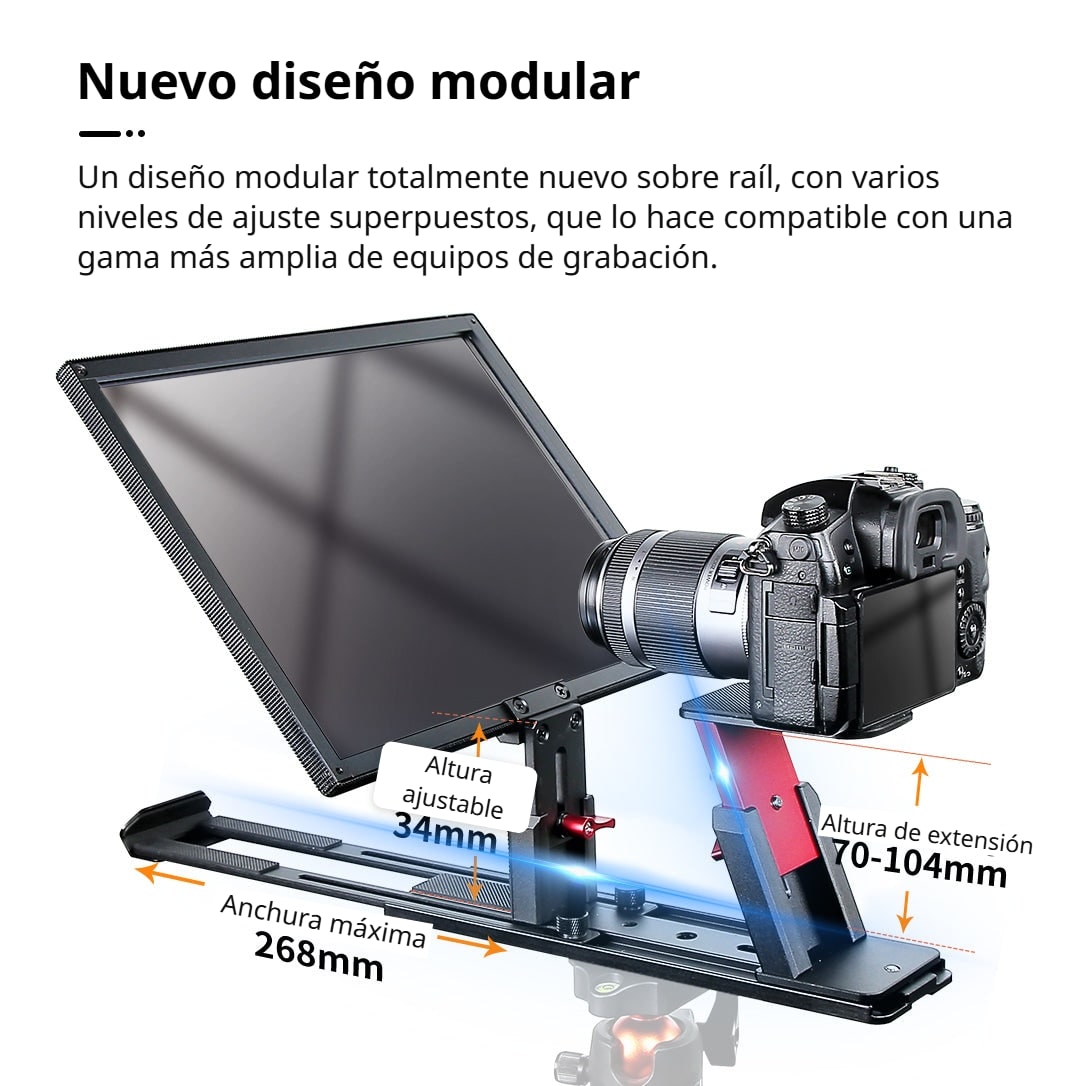 Diseño modular sobre raíl
