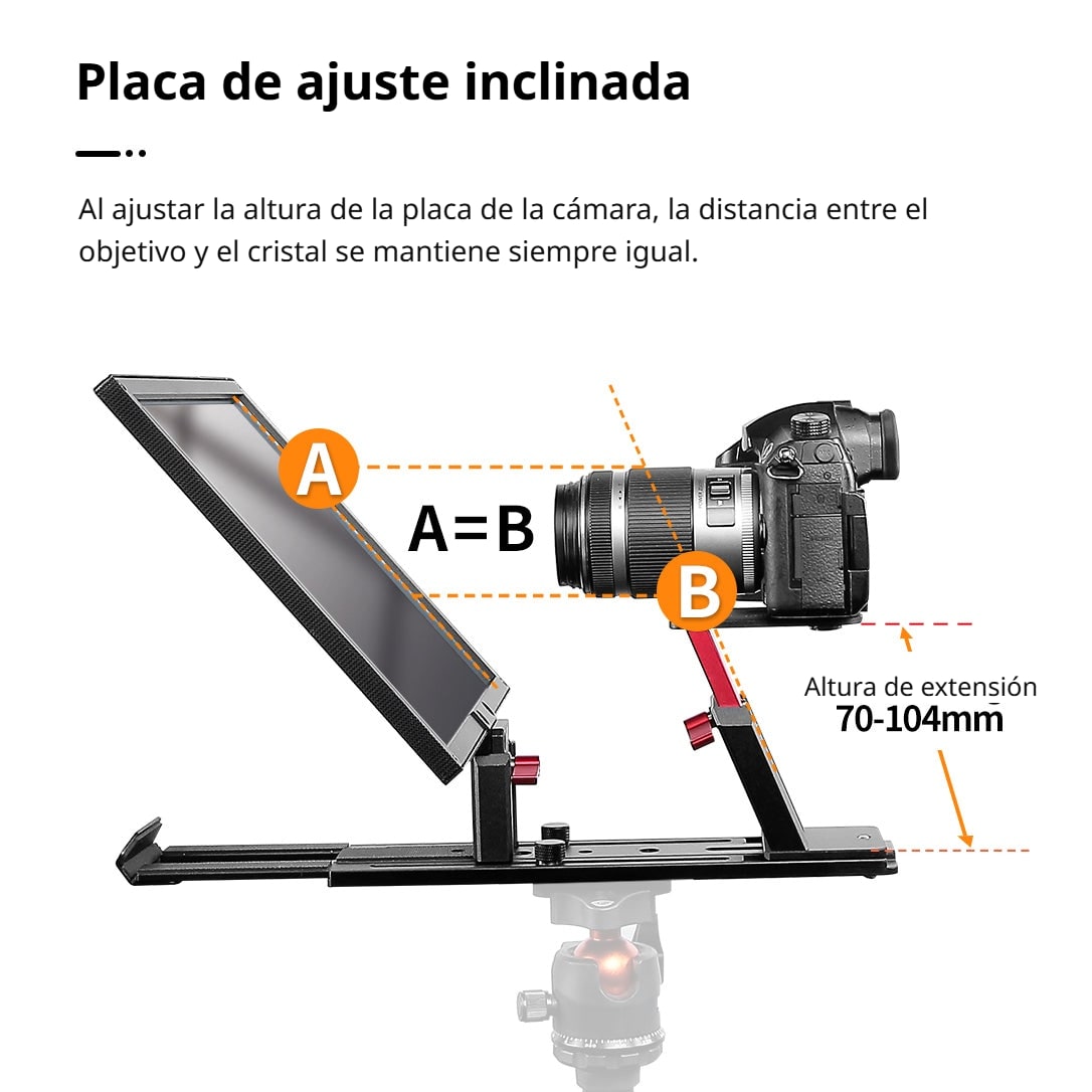 Placa de ajuste inclinada