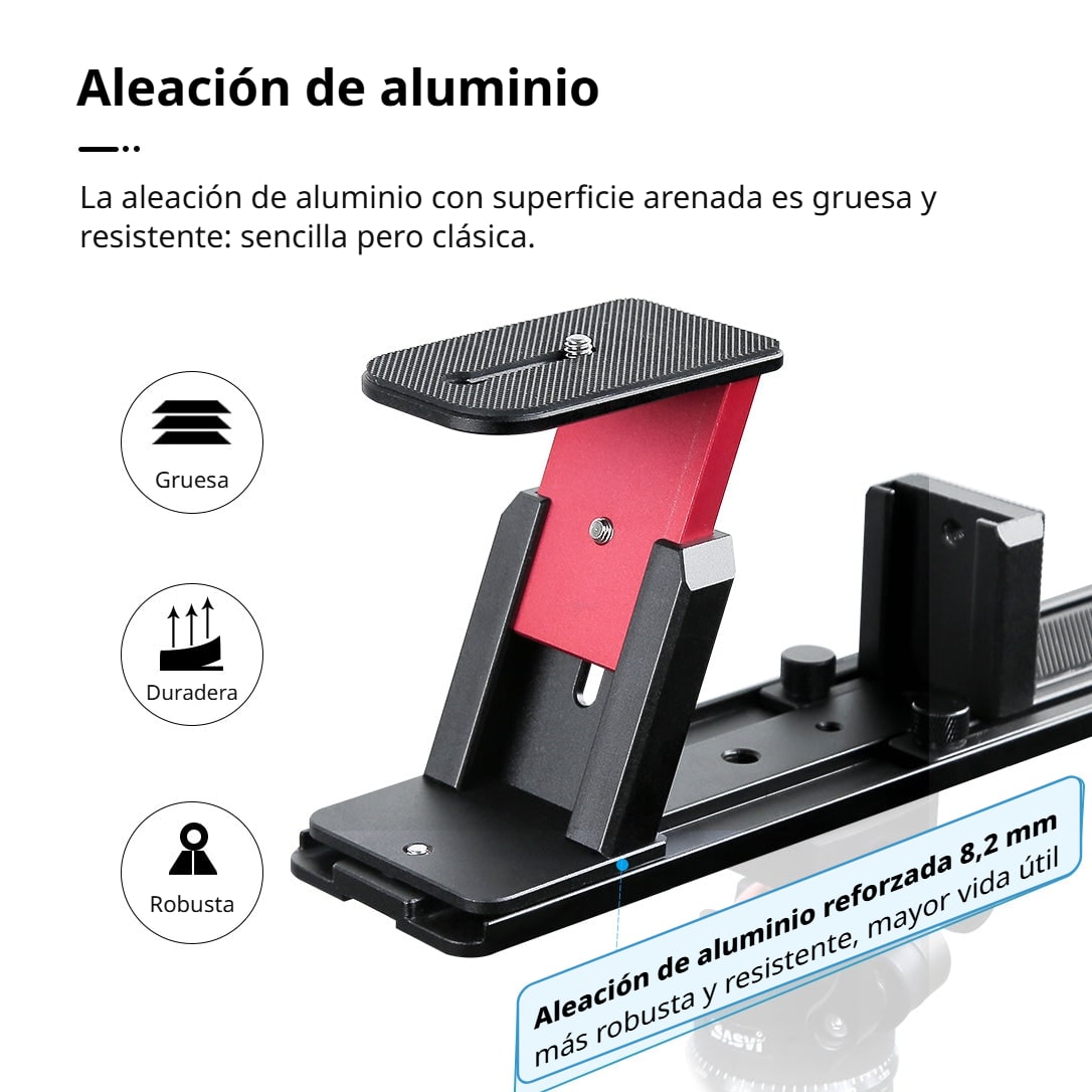 Aleación de aluminio arenada