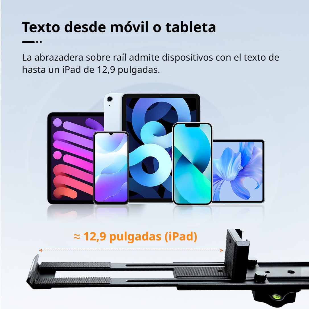 Móvil o tableta de hasta 12,9″