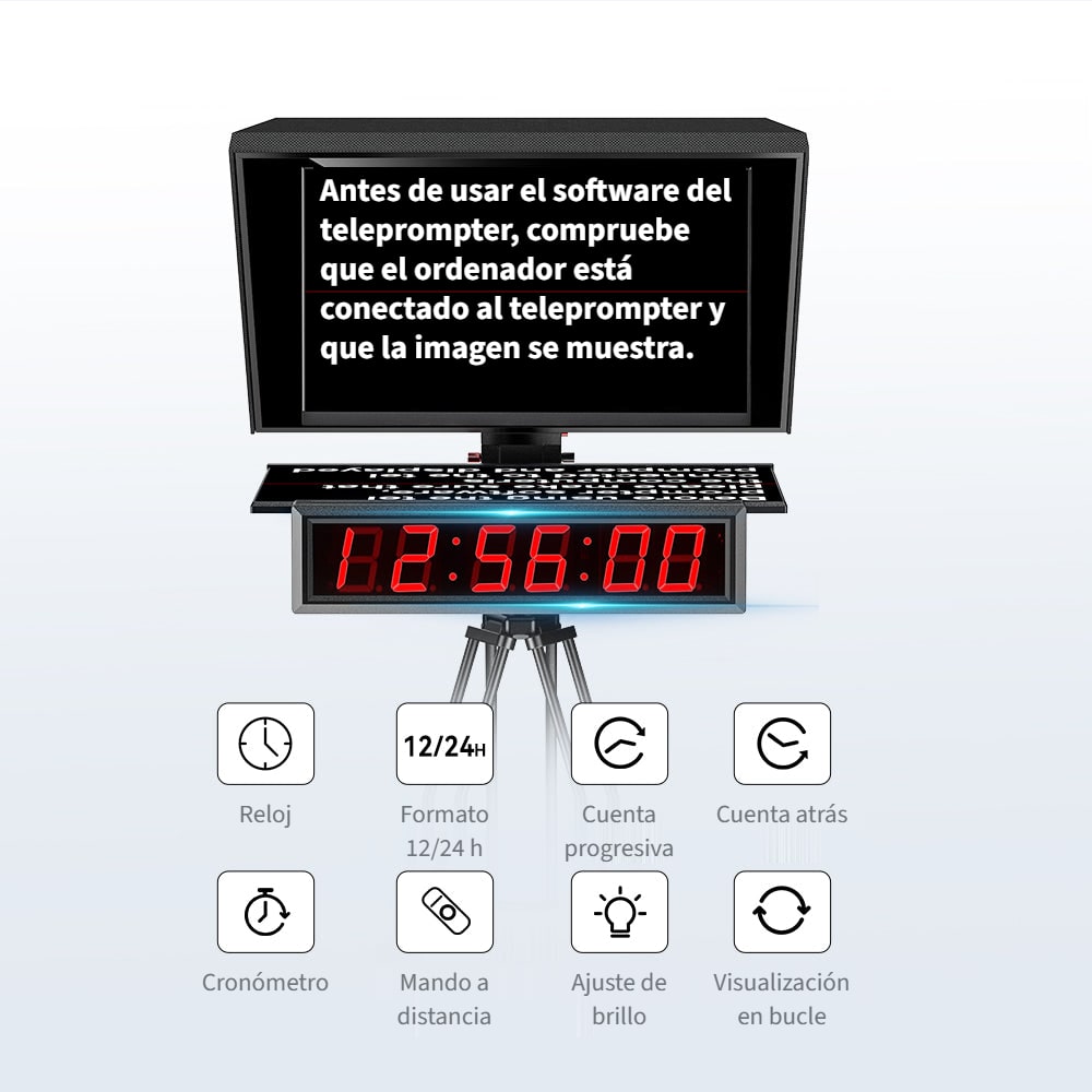 Reloj, cuenta atrás y cronómetro