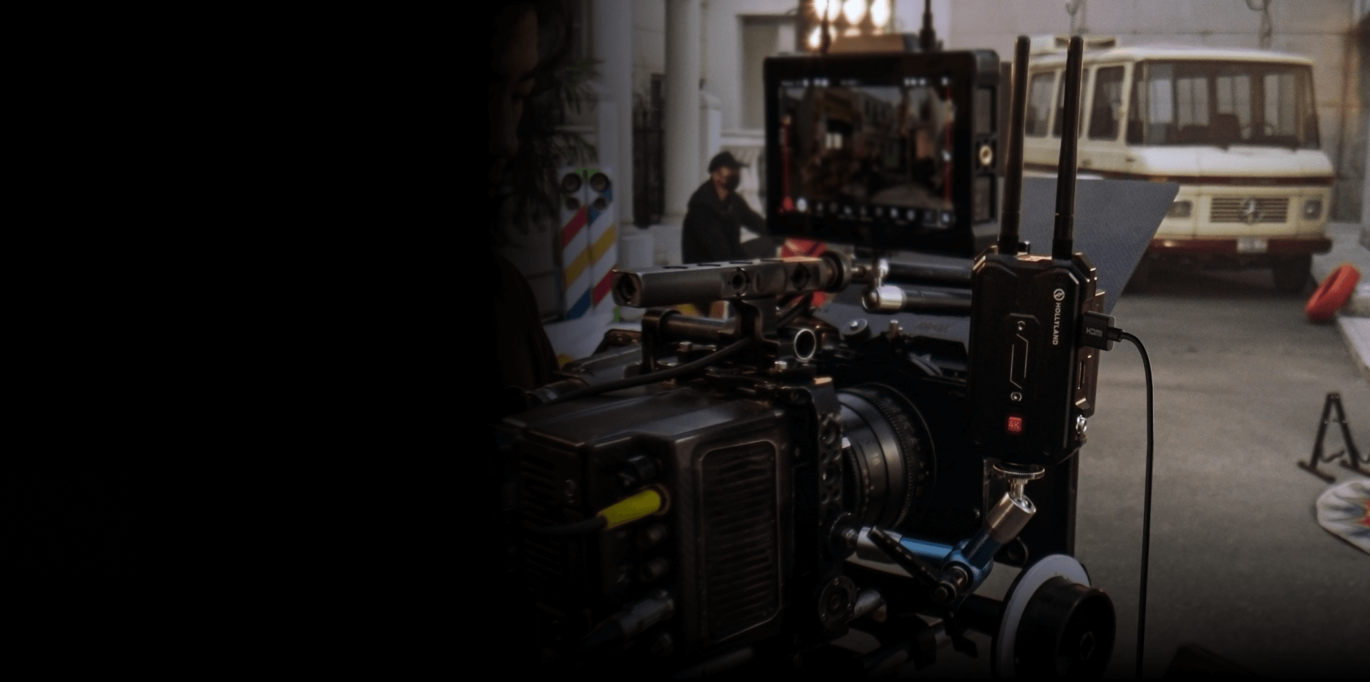 Transmisión 4K30 para equipos cinematográficos