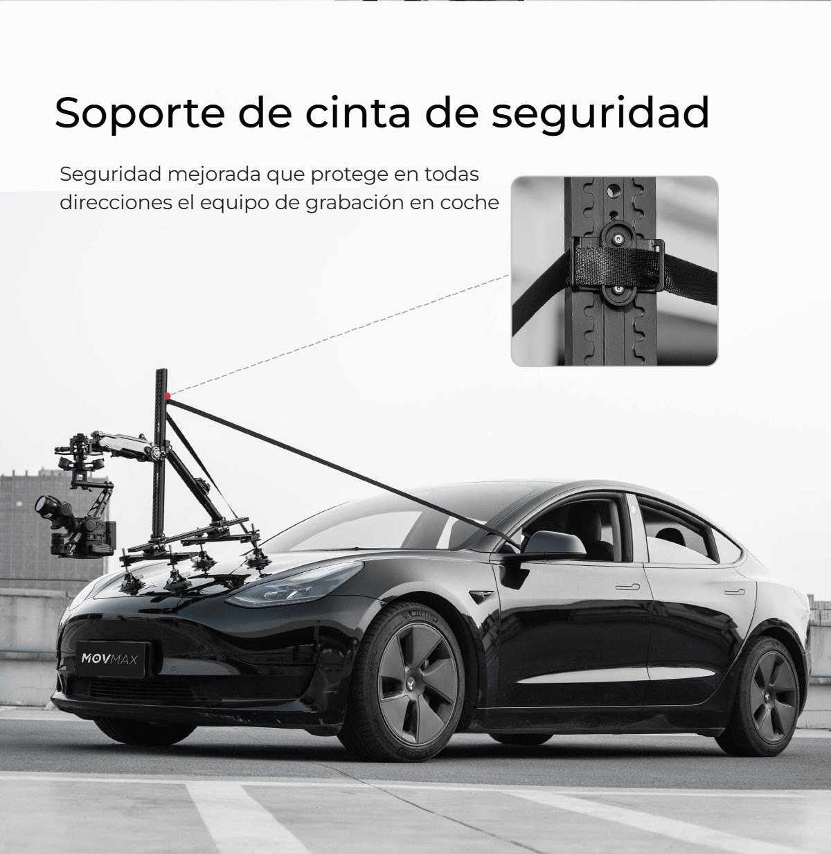 Soporte de cinta de seguridad