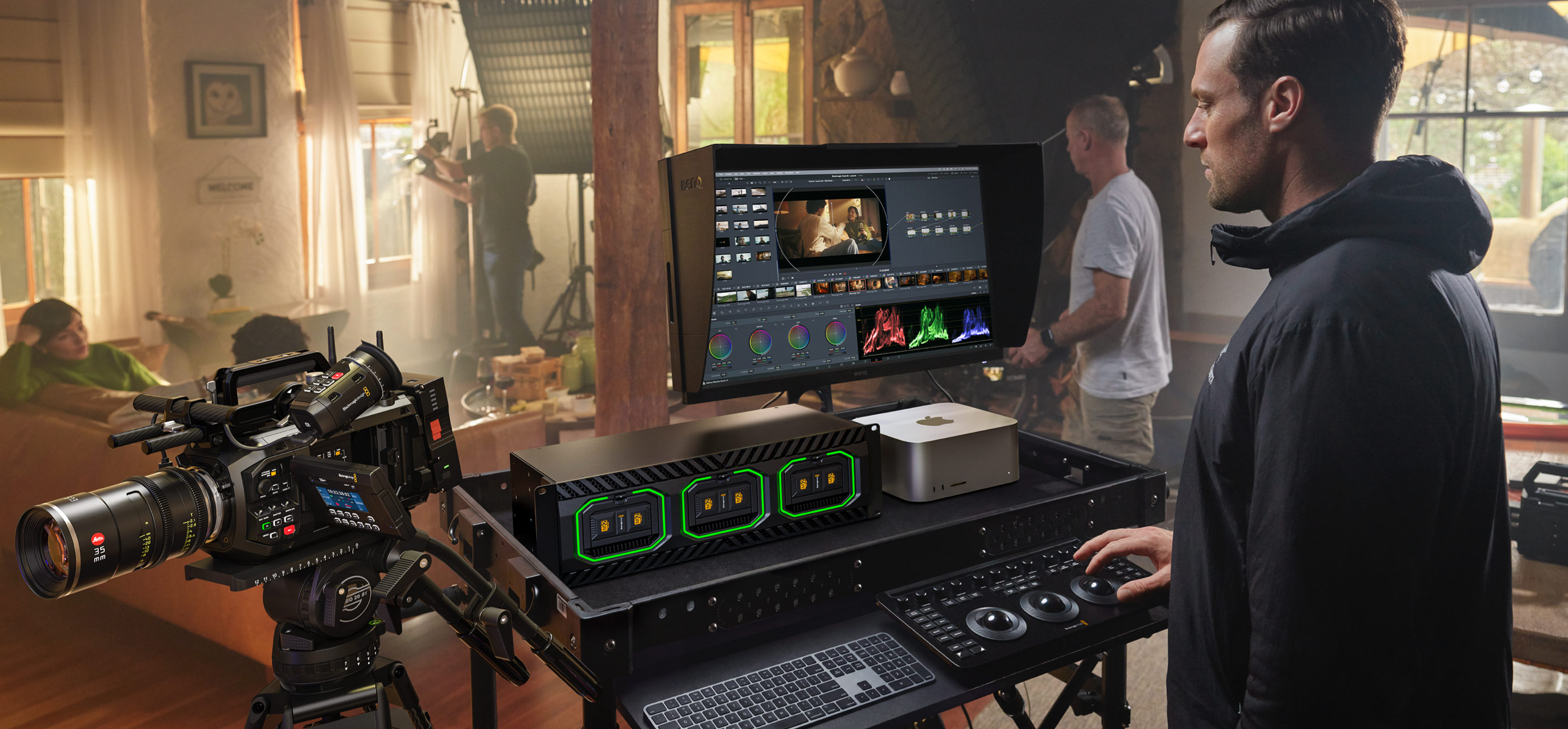 flujo de trabajo Blackmagic Media Dock