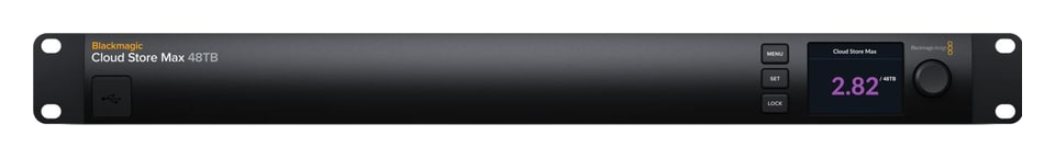Blackmagic Design Cloud Store Max 48TB – Cuatro puertos 10G, 100G y USB-C