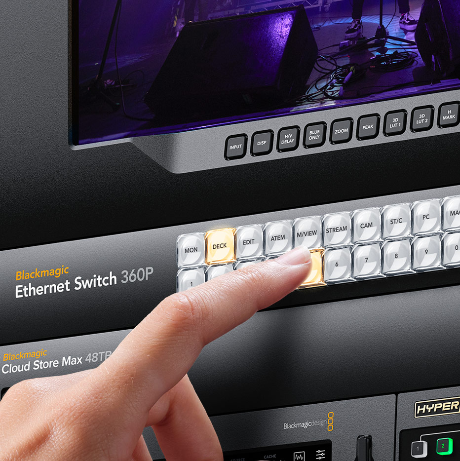 Blackmagic Ethernet Switch 360P – Enrutamiento como en un Videohub
