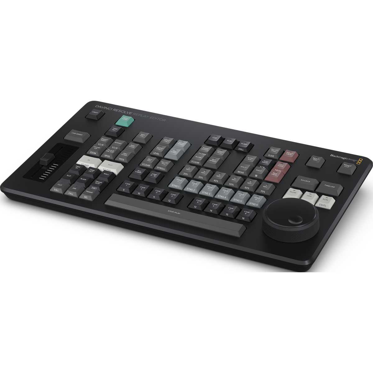 Blackmagic DaVinci Resolve Replay Editor, vista en ángulo