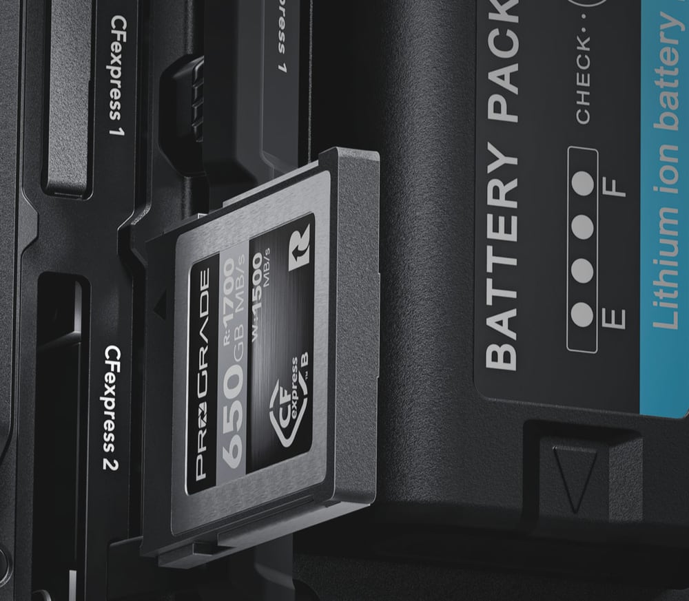 Blackmagic PYXIS 6K PL – Dos ranuras CFexpress