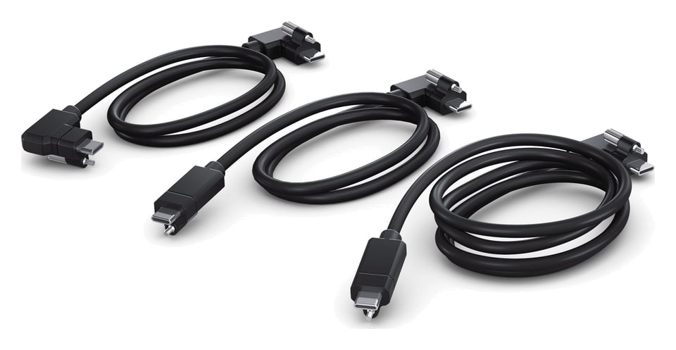 Blackmagic Design URSA Cine EVF – Tres cables USB-C y concha ocular